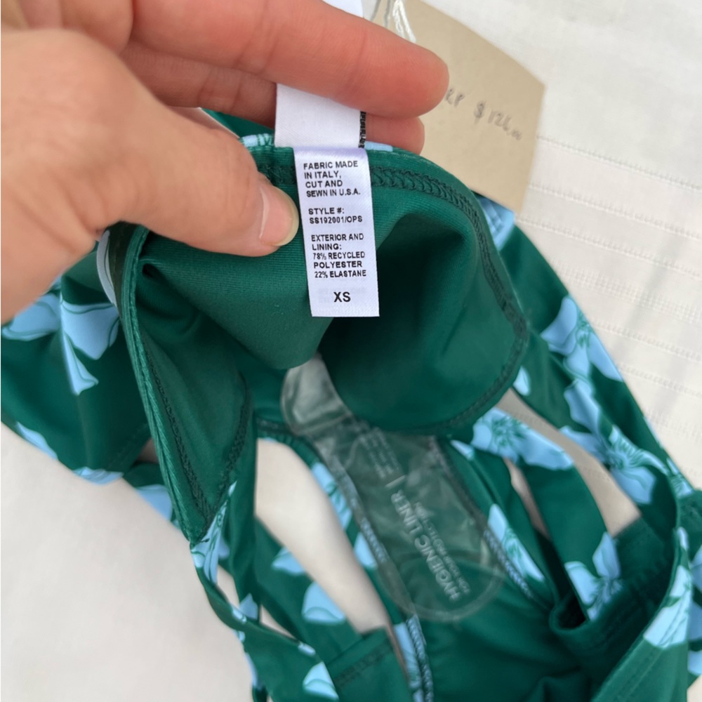 New XS Green High Waist Bikini - Picture 4 of 11